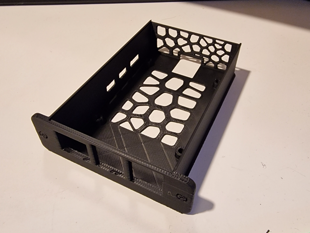 Pi 4 & 5 Mini Rack Sled with microSD Cutout