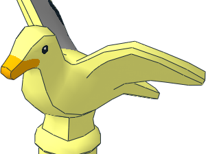 Brick Part 12891p01 Seagull