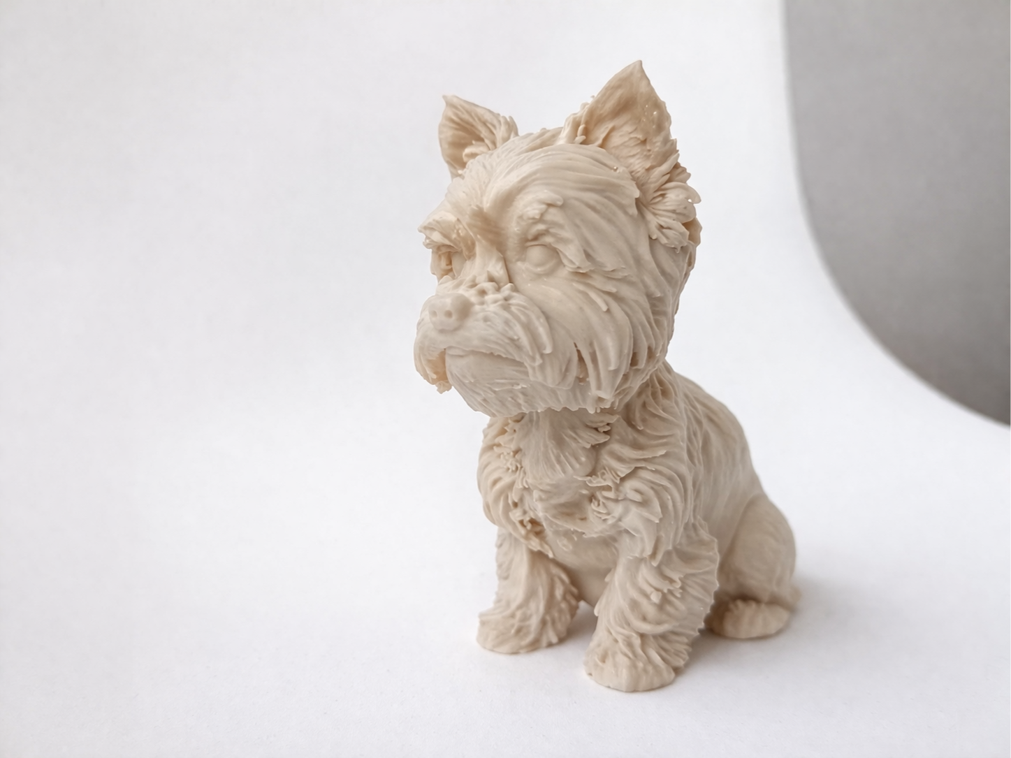 Cute Yorkshire Terrier Figurine