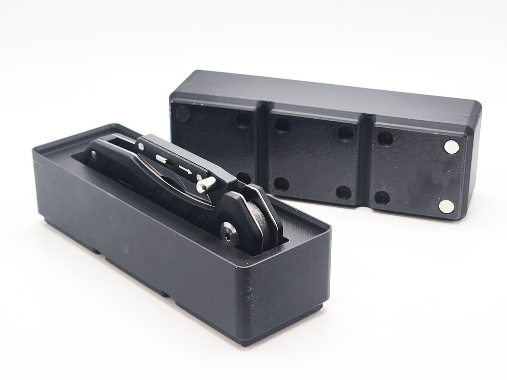 Gridfinity Folding Utility Knife Holder