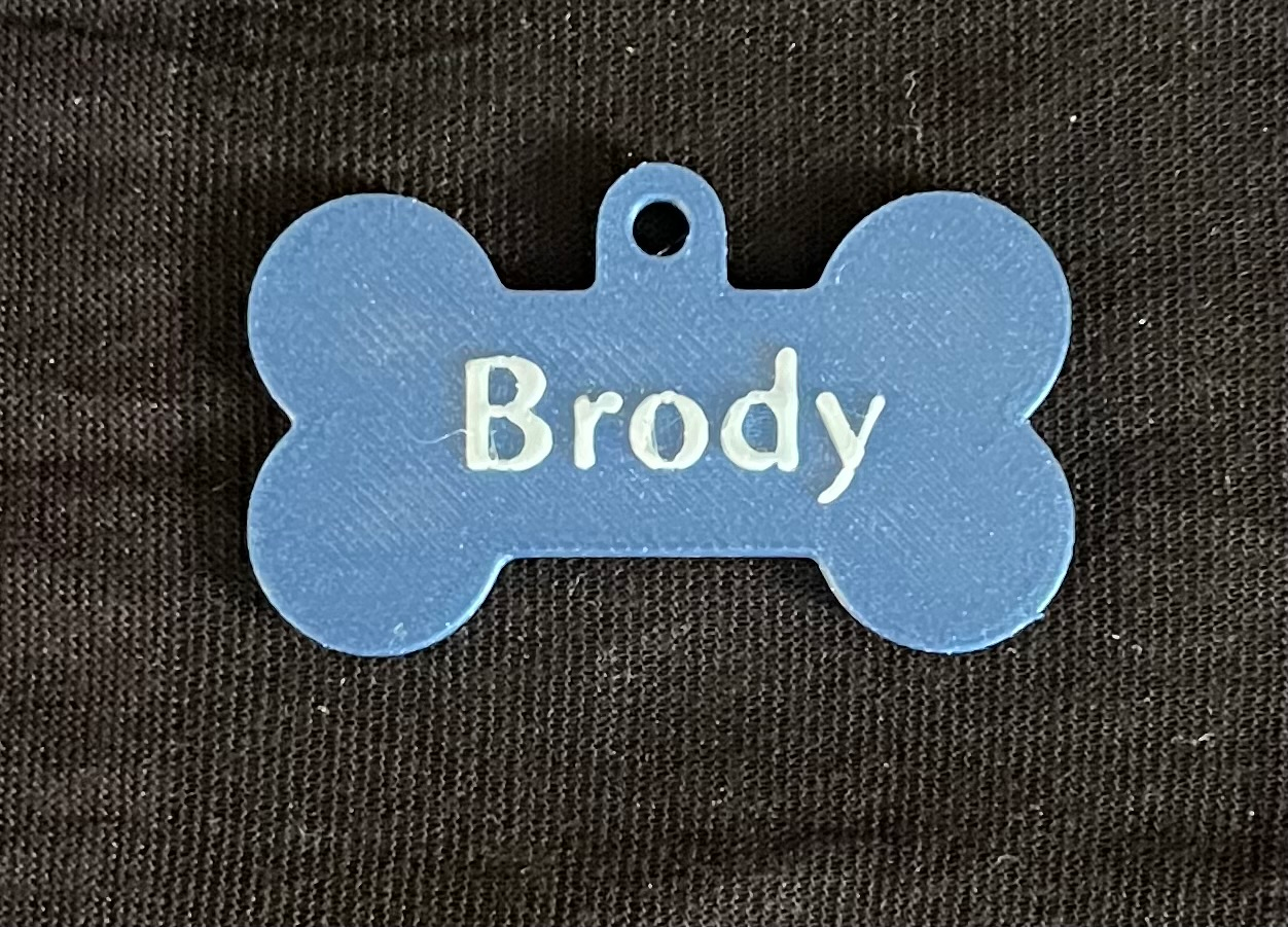 Doggie Name Tag "Brody"