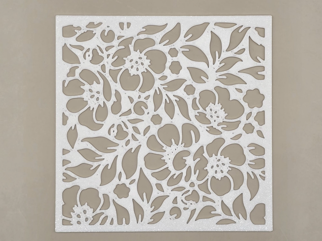 Petal Flower Stencil Template Craft
