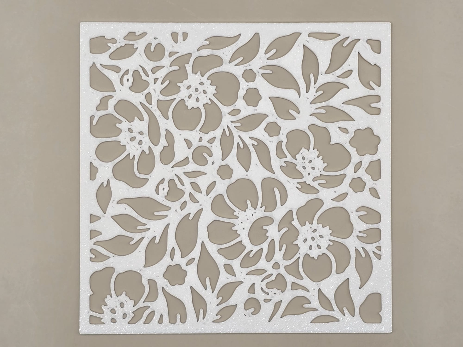 Petal Flower Stencil Template Craft