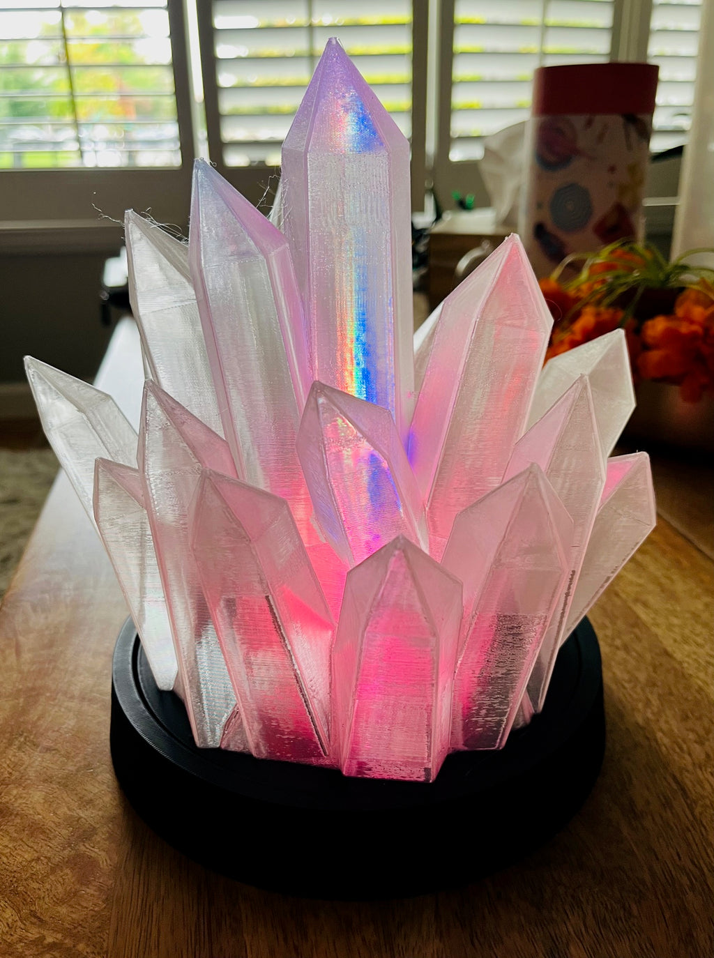 Crystal Cluster Lamp