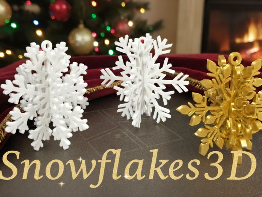 Snowflakes 3D