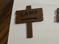 Camp Sign - Cup Cake Pick