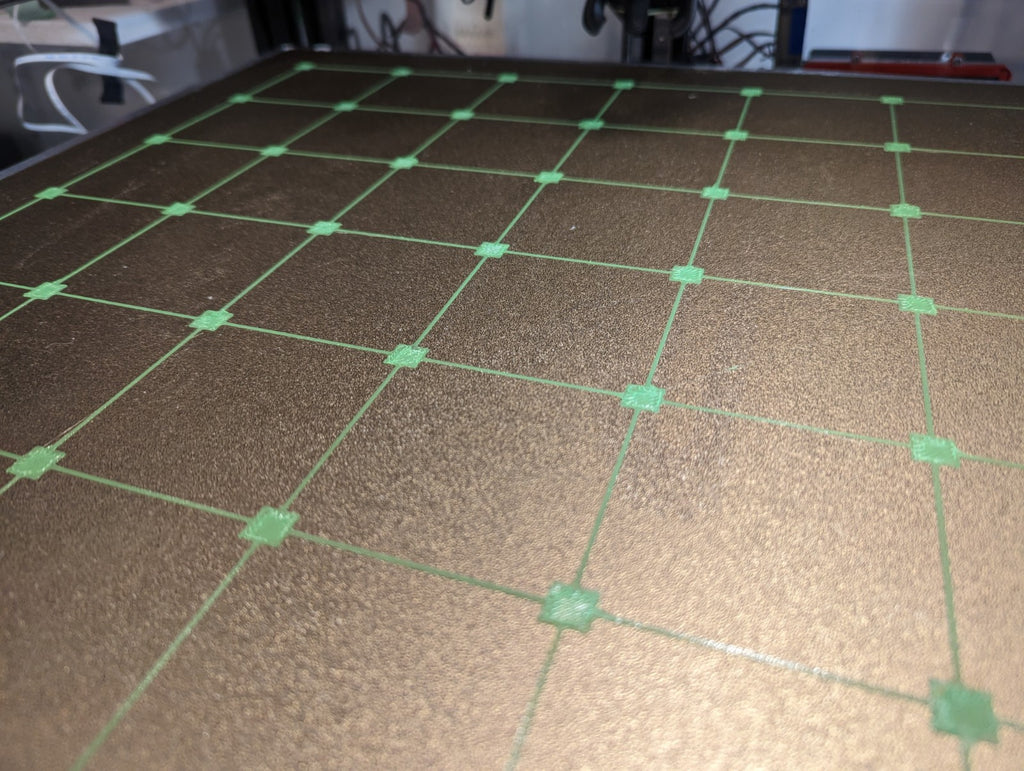 Ratrig 500 Quick Bed Level test 7x7sq 430x430mm