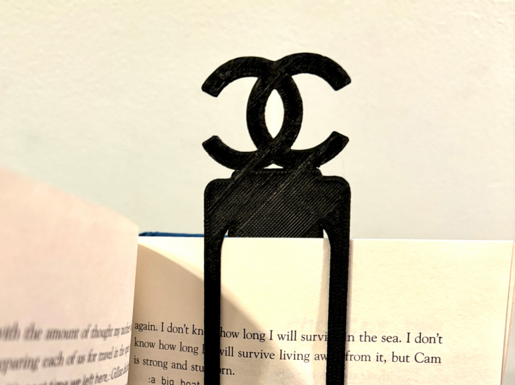 Chanel Logo Bookmark