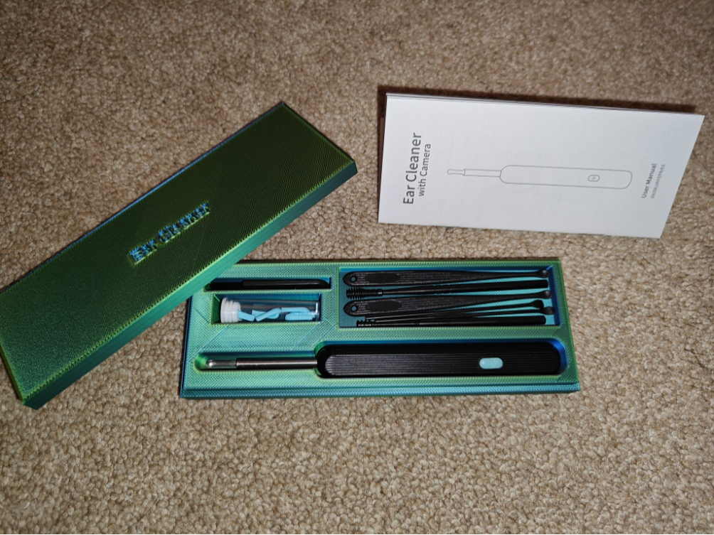 Digital Ear Wax Cleaner Set - Case