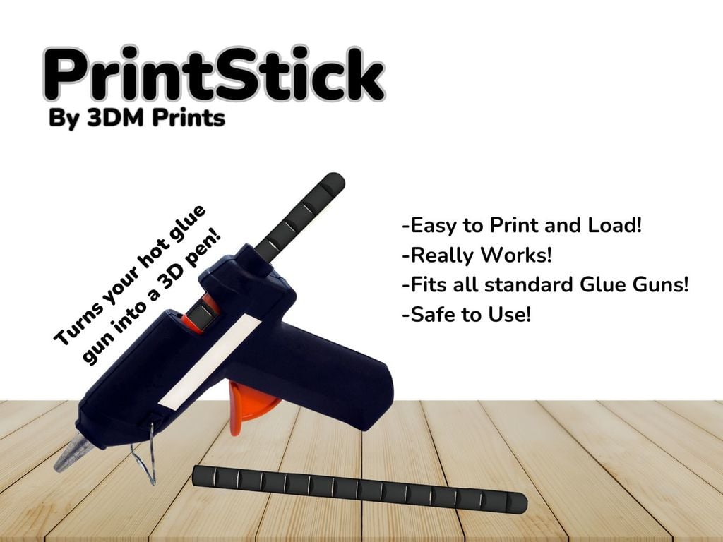 PrintStick - Turn your Glue Gun into a 3D Pen!