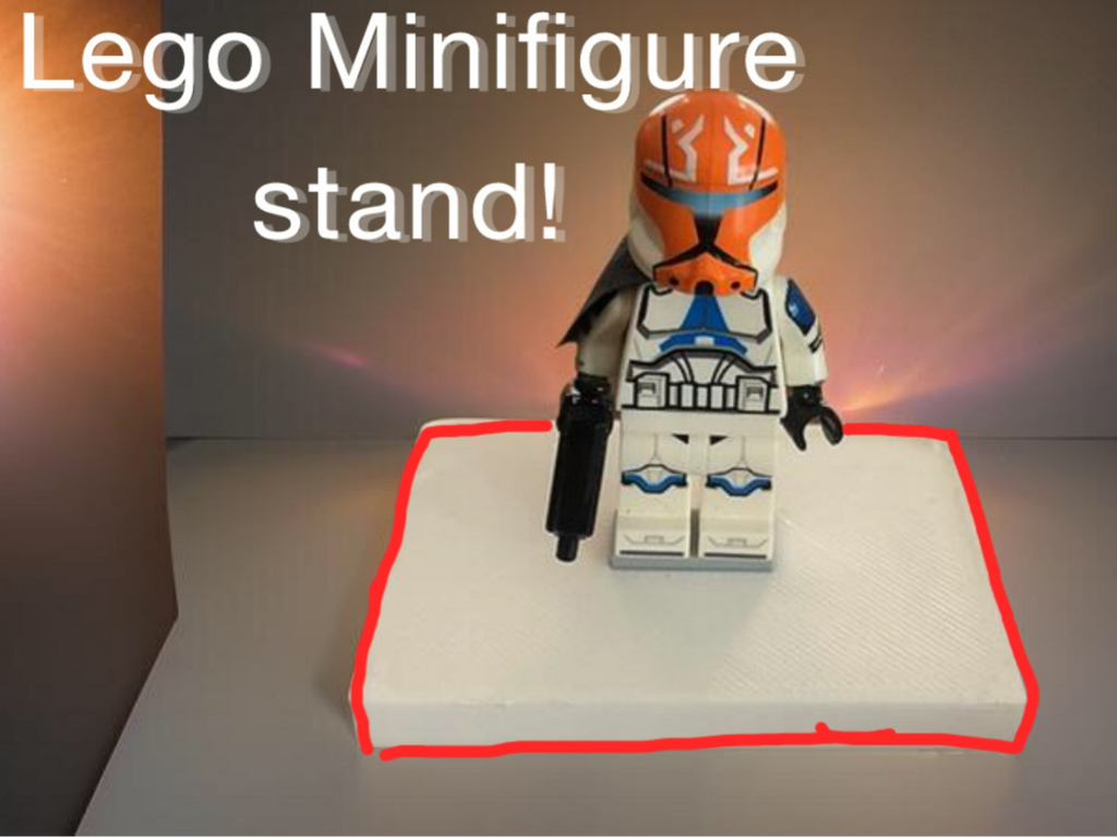 Lego_comatible minifigure stand