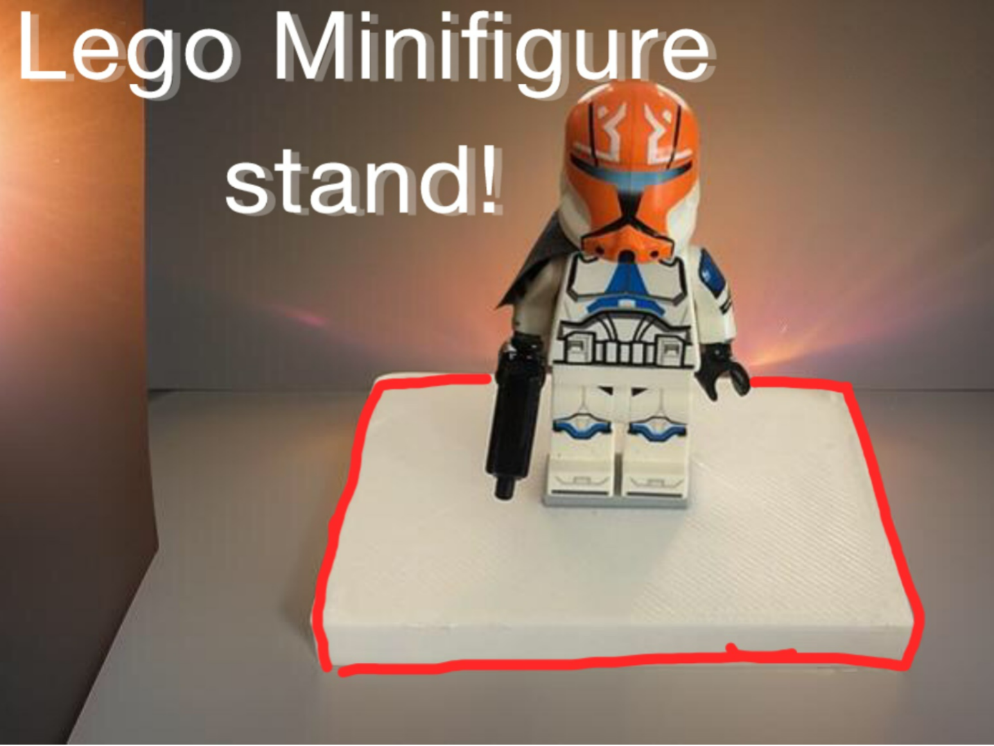 Lego_comatible minifigure stand