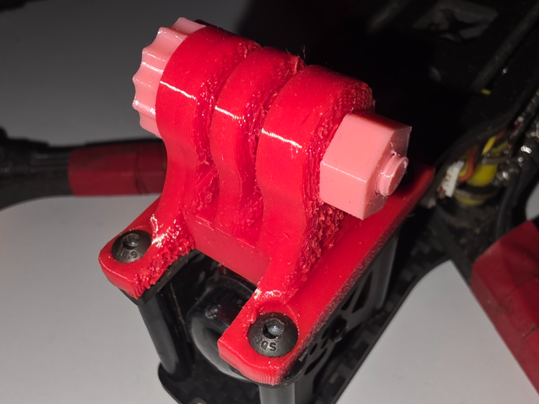 TPU GoPro Mount for Drone – 3D‑Printed Screw & Nut
