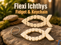 Flexi Ichthys Fidget and Keychain
