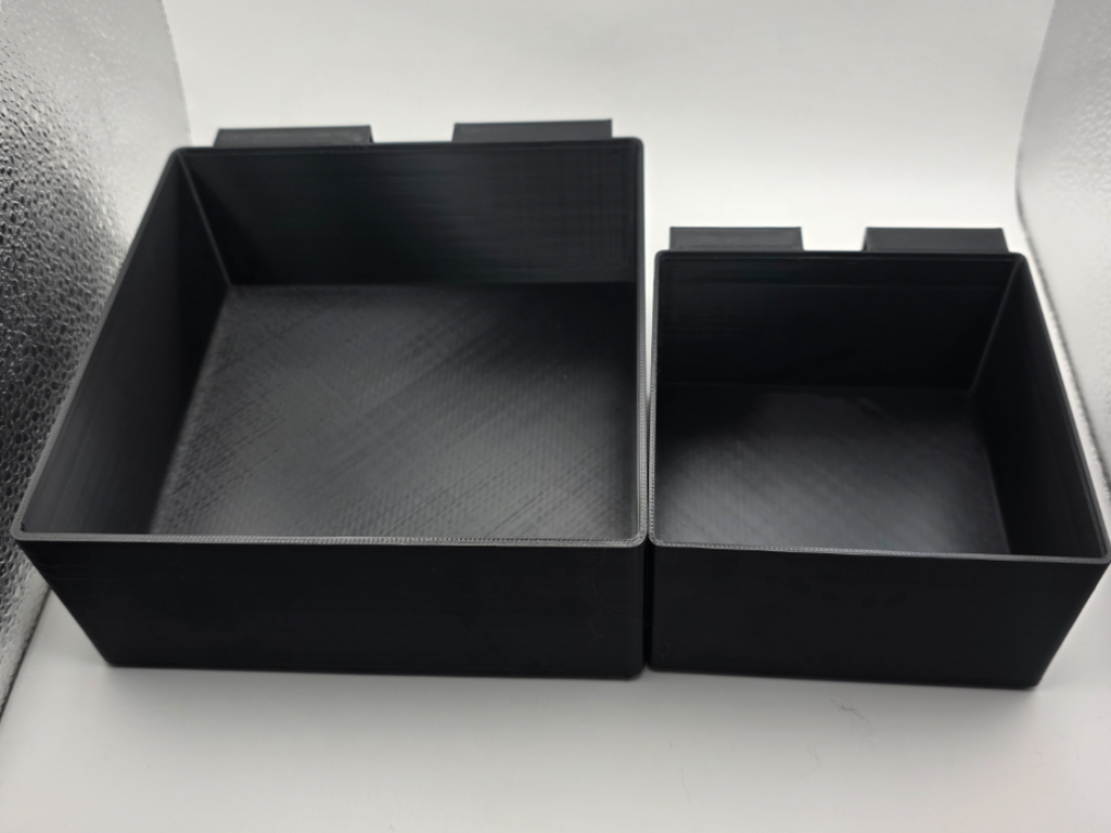 Stackable Hanging Bin for Wire Racks |Booth Setup