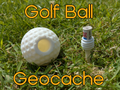 Golf Ball Geocache Container