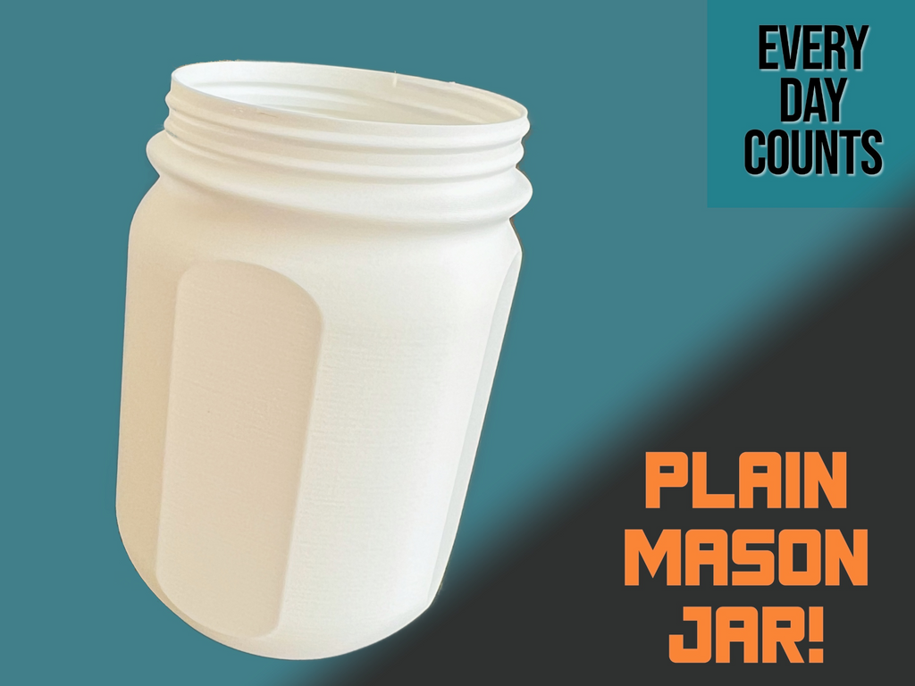 Mason Jar - No markings