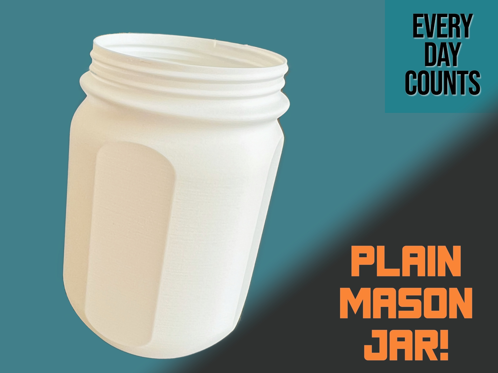 Mason Jar - No markings