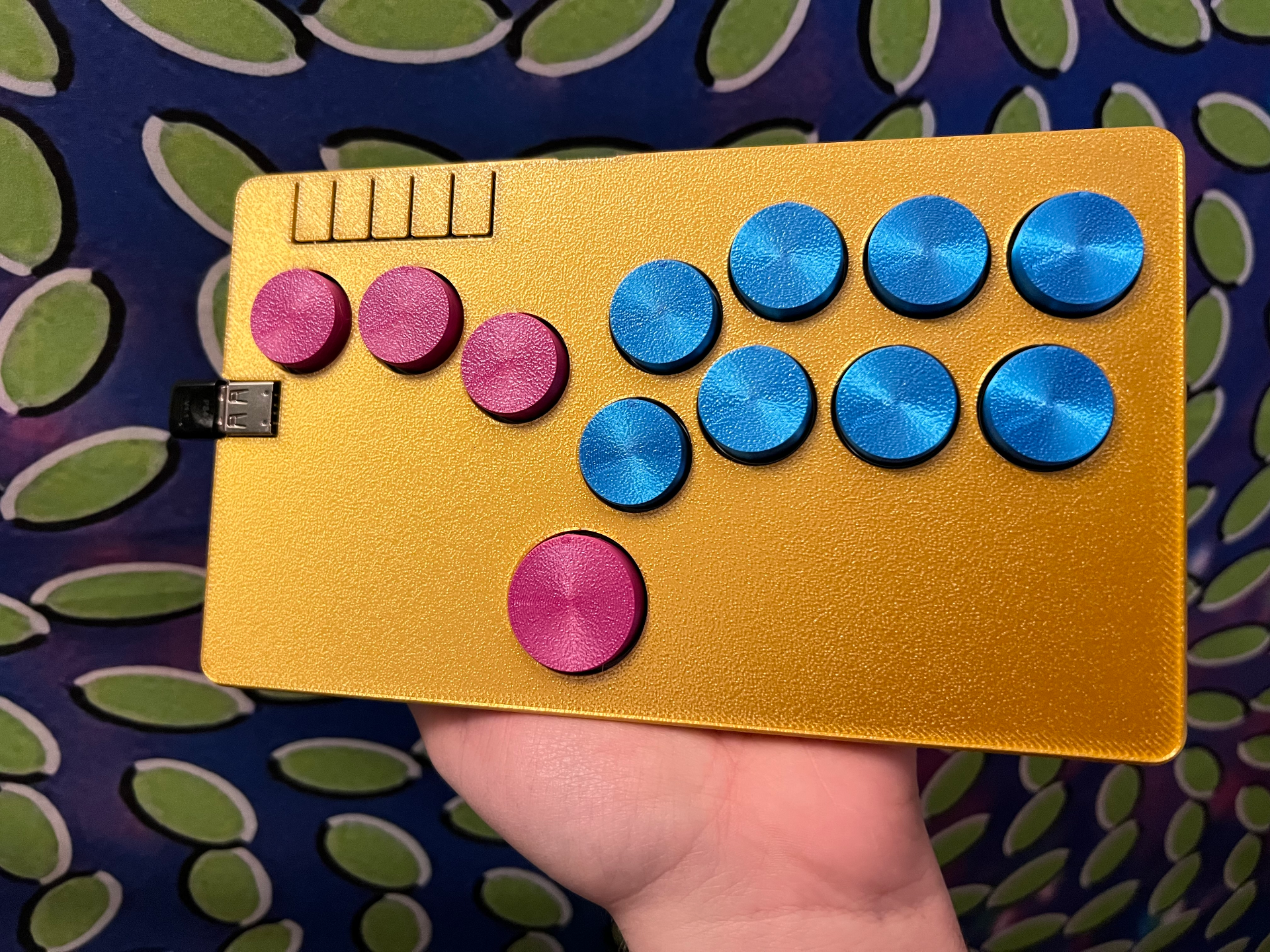 Kolbe Customs Flatbox Leverless Controller 2 Thumb and USB Passthrough (remix of jfdor2's Flatbox)