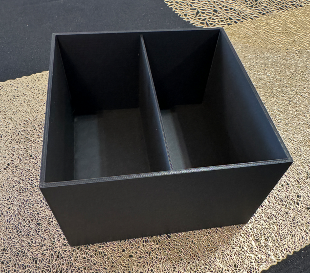 Compartment Box Storage 2 split 200x160x100 + Lid