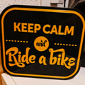 Tricycle Bike Plate / Matricula Bici Triciclo