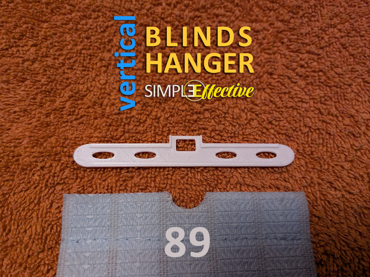 Vertical Blinds Hanger [89mm] – Simple&Effective