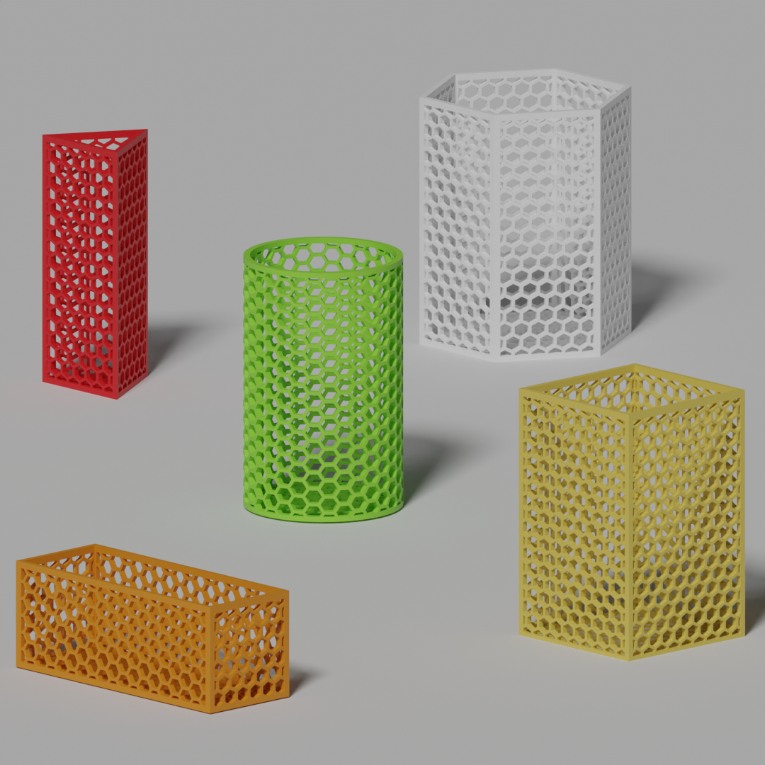 Pen Holder - Hex Version