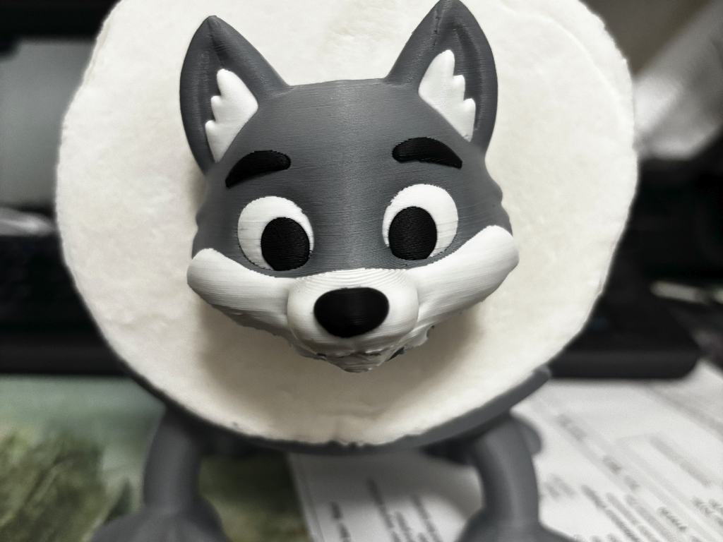 Wolf Toilet Paper Holder