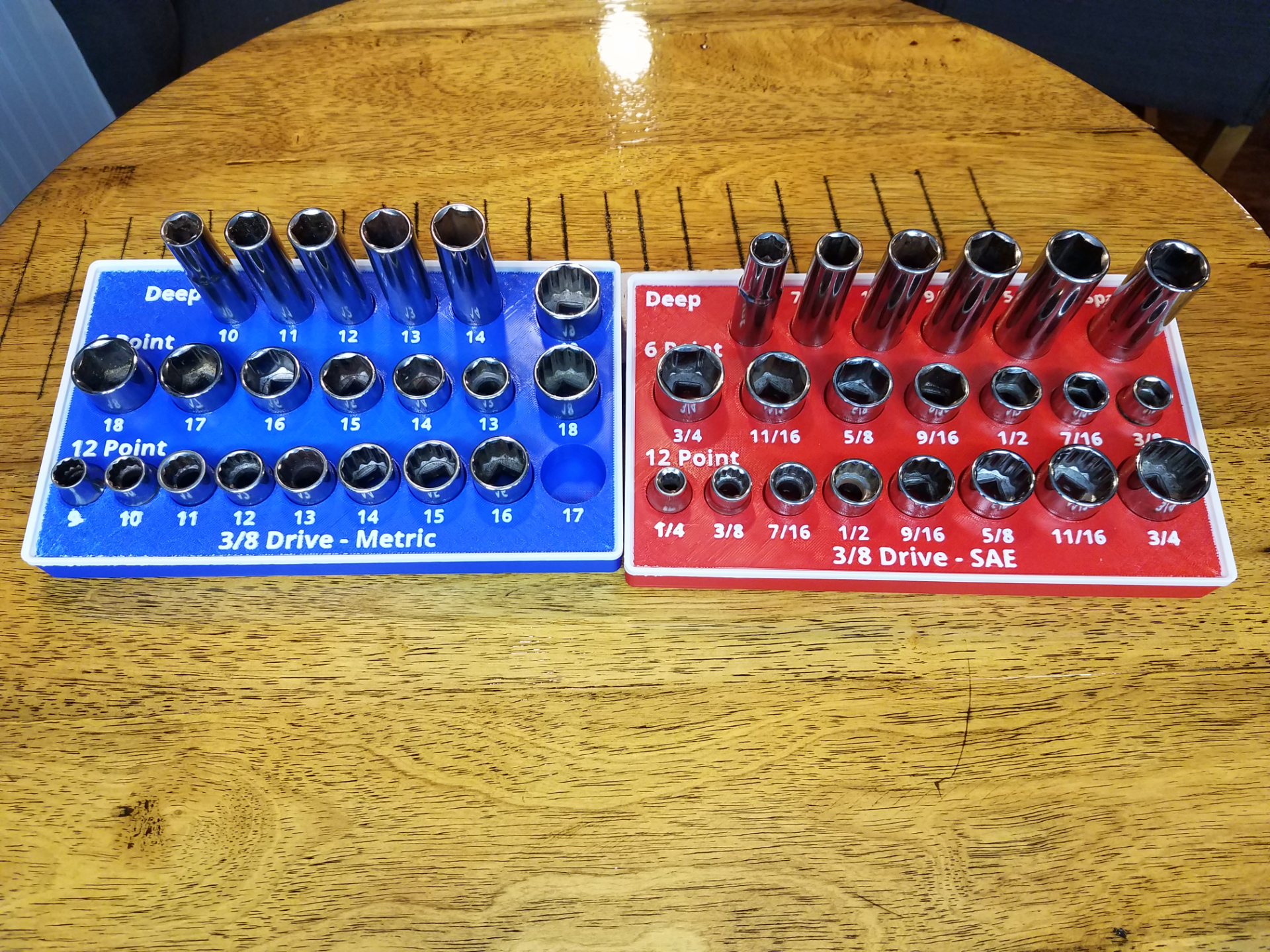 Socket & Ratchet Drawer Organizer - Gridfinity