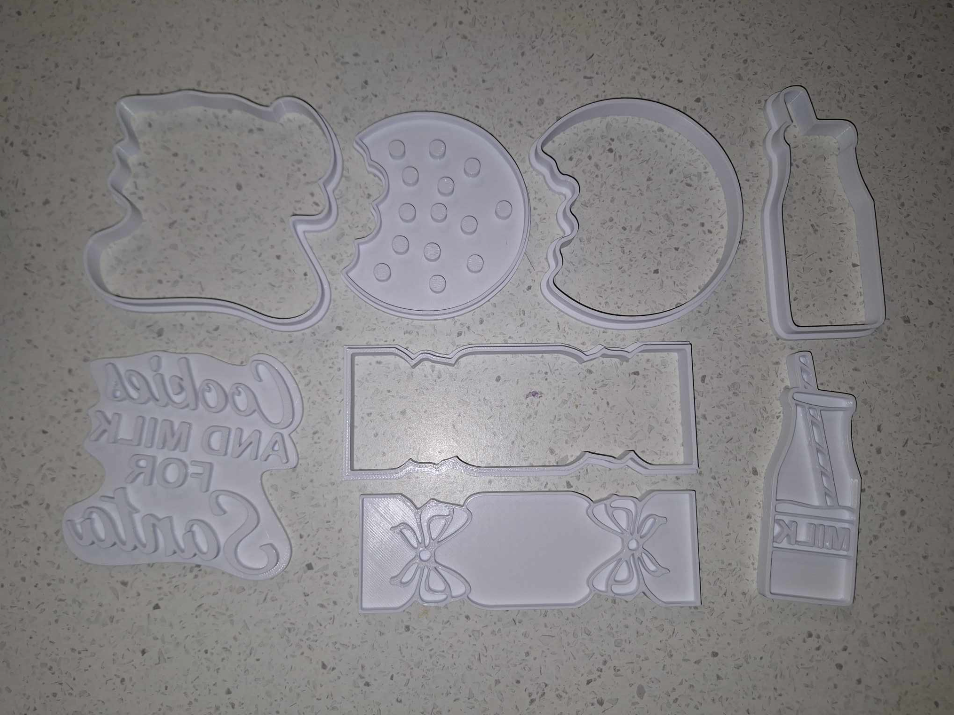 Christmas cookie cutters and stamps