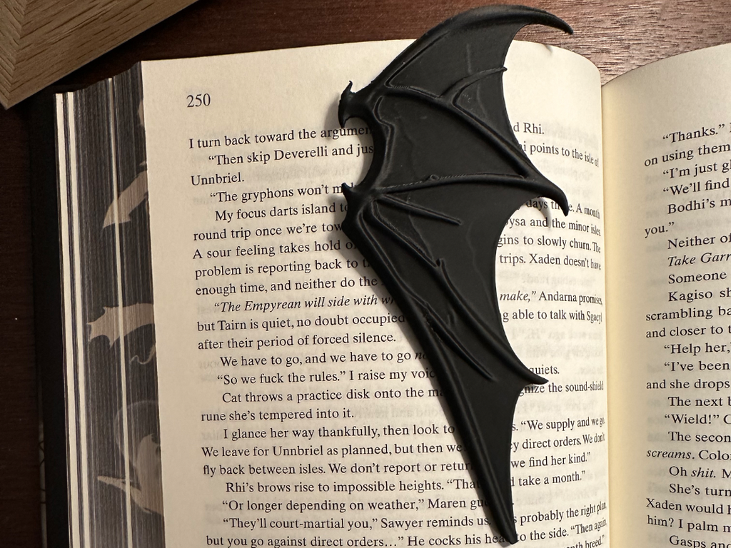 Bat Boy Wing Bookmark
