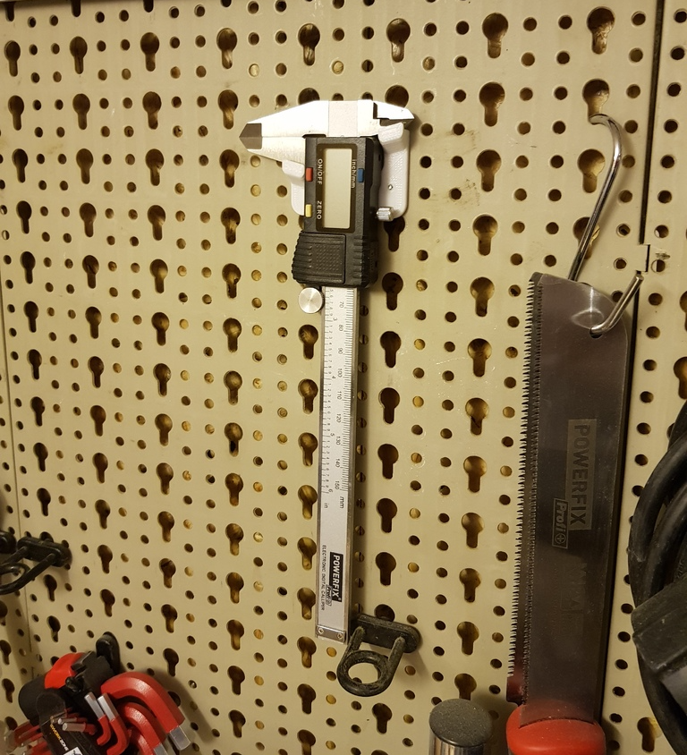 Caliper Holder Pegboard 38mm