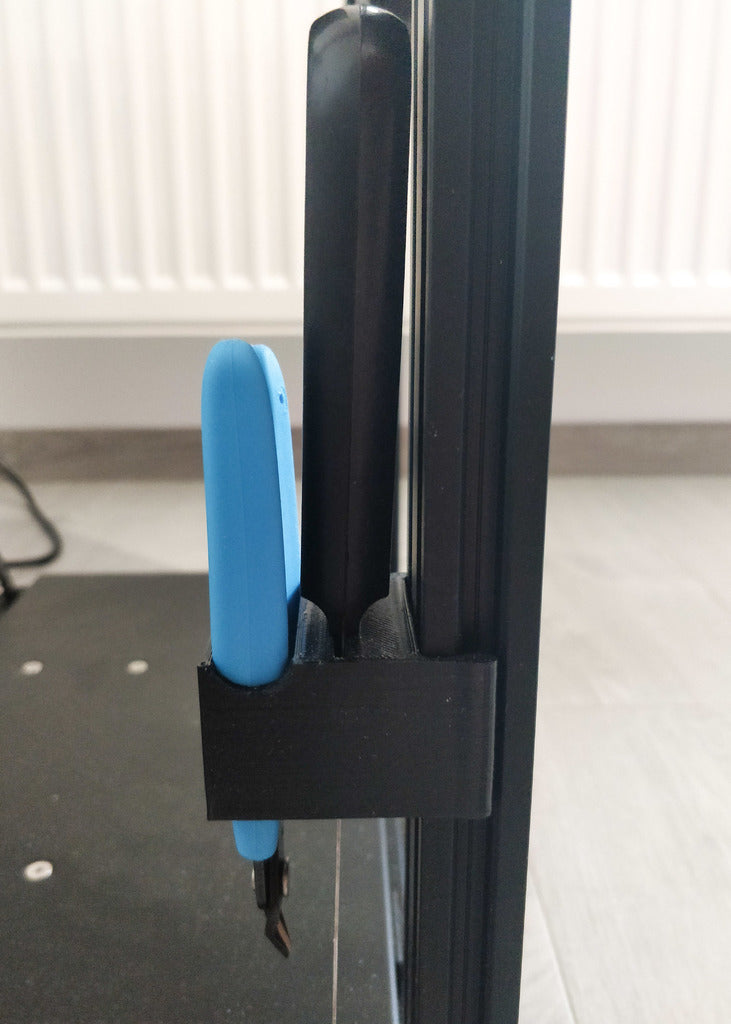 Ender 5 - bed scraper and flush cutter holder