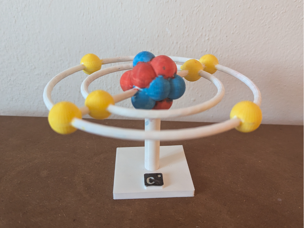 Carbon Atom Model (No AMS)