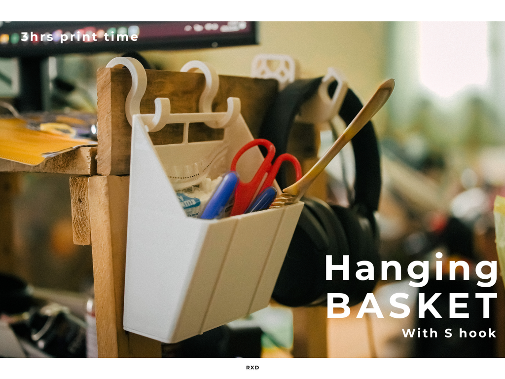 Hanging Bin/Basket with S hook