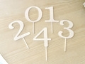 Cake Topper - Numeri per Torta Compleanno o altro