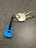 Electric Guitar Keychain Multicolor