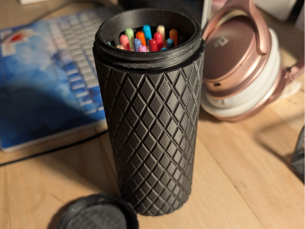 Pen Case with Lid