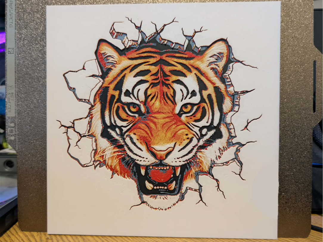 Tiger Breakout - hueforge
