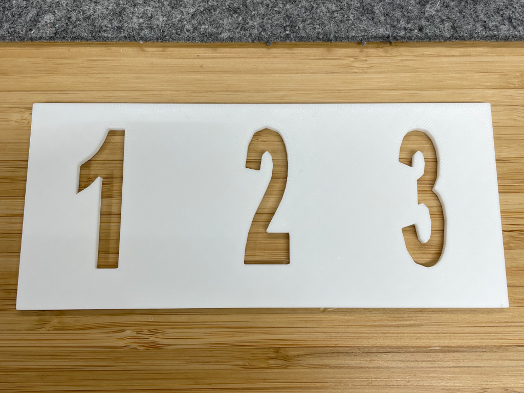 Number Stencil