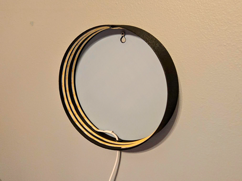 Wall Mount Box for Round Lightbox (Lens Ready)