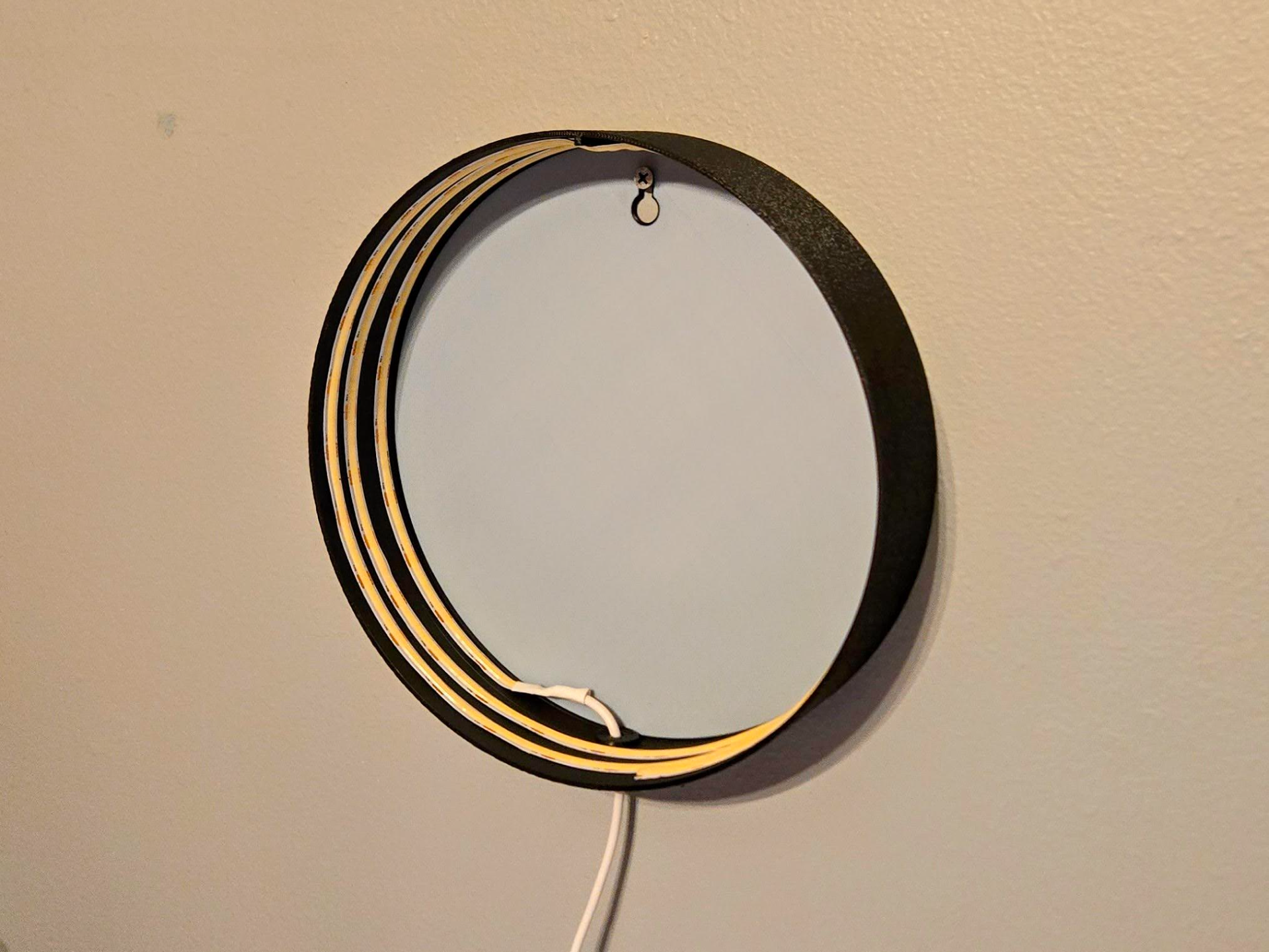 Wall Mount Box for Round Lightbox (Lens Ready)