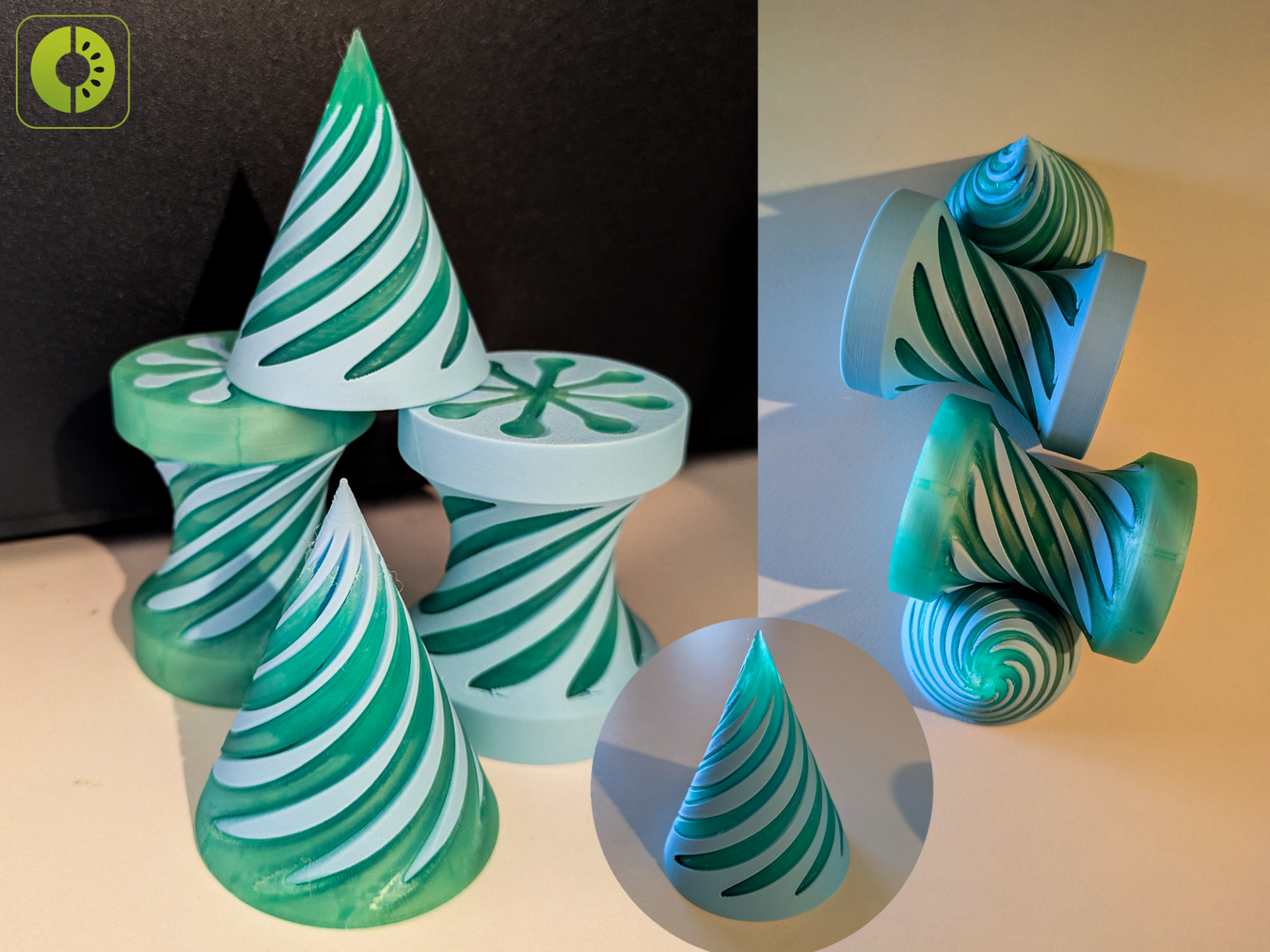 Impossible Spiral Fidget – Optical Illusion