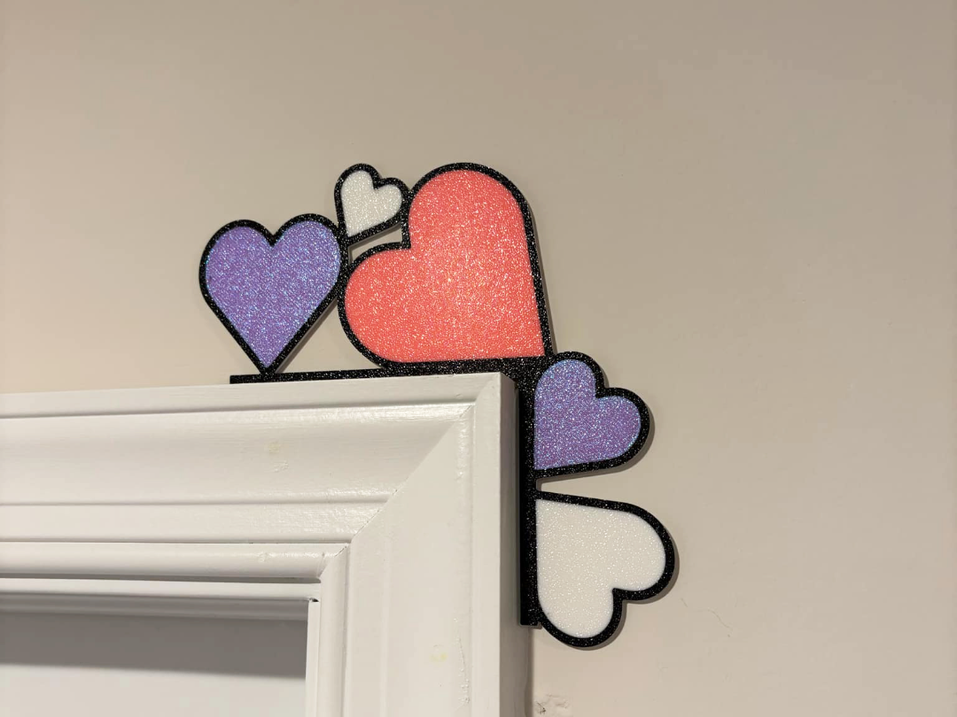 Valentines Day Heart Door Corner