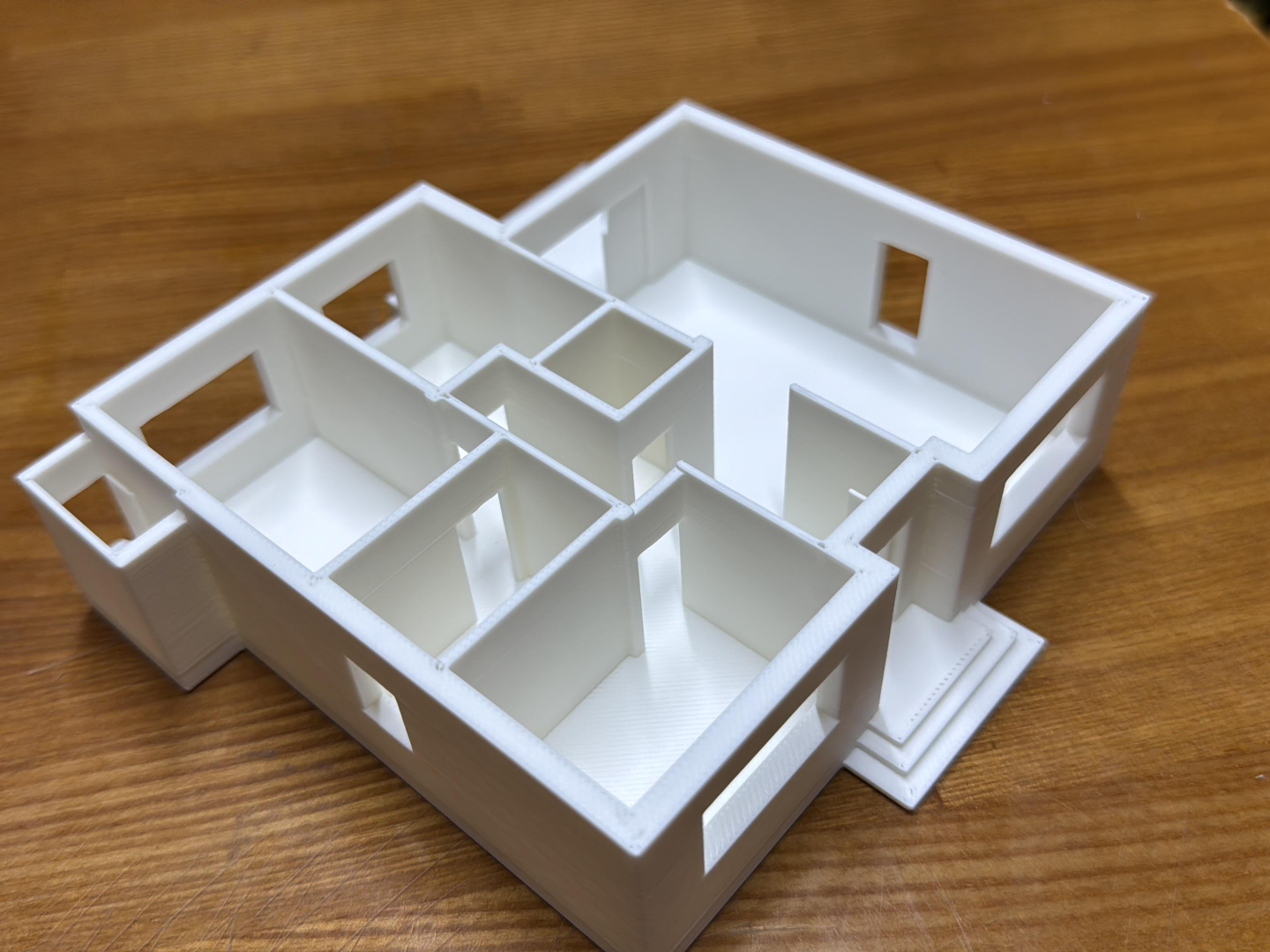 Ground House model scale 1:100