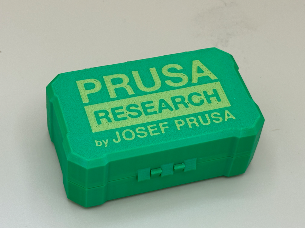 "Print-in-place" Scalable Prusa Minibox