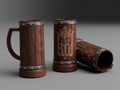 Can Holder – wooden barrel style and KCD logo