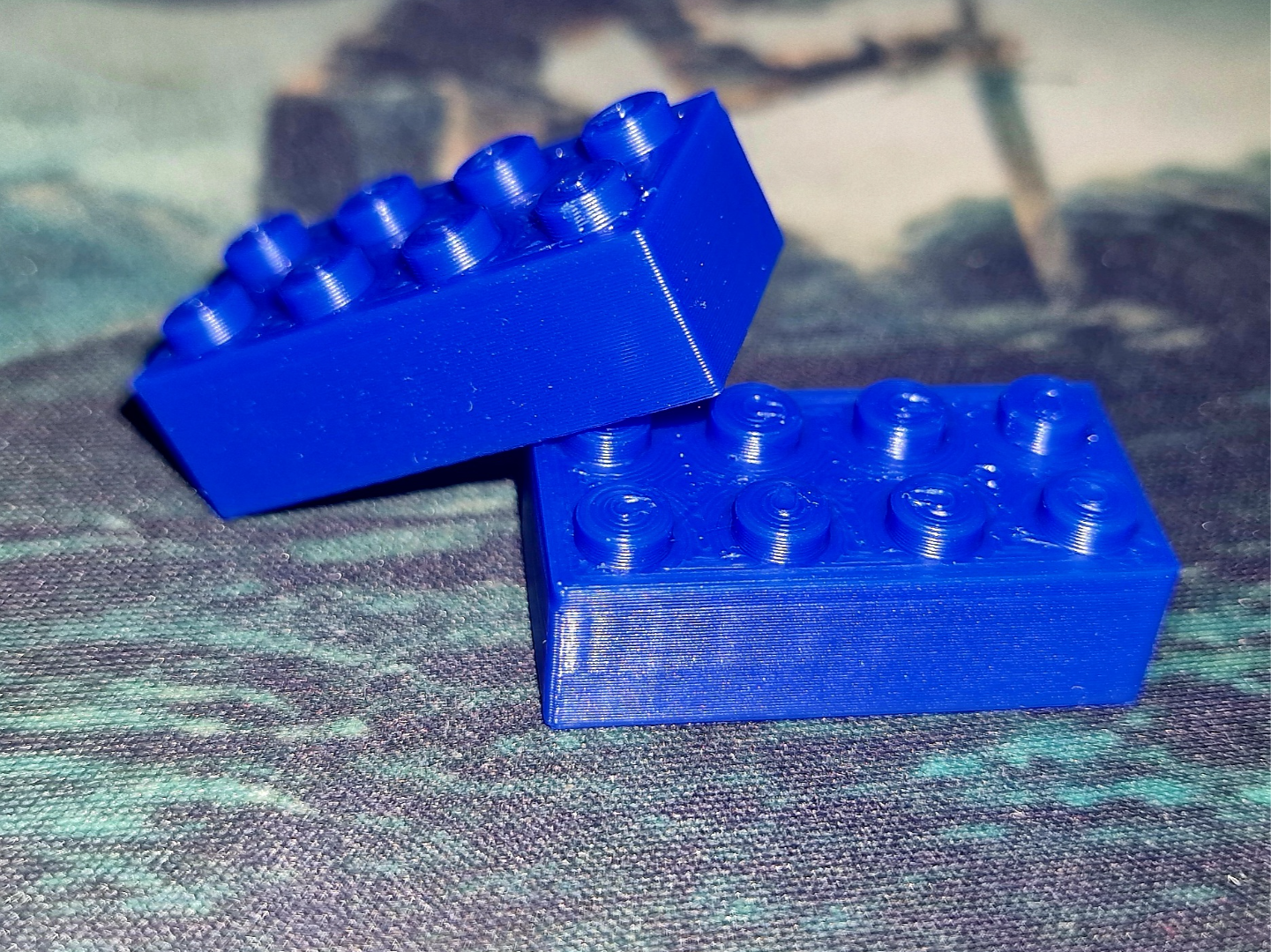 Famous Danish company compatible 2x4 brick