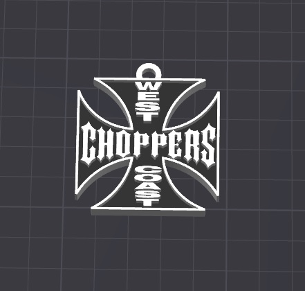 west coast chopper keychain/charm(free commercial)