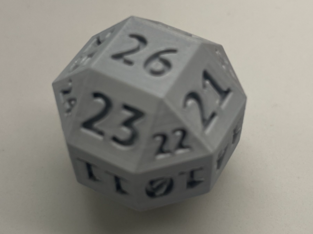 Novelty Dice - 26 sides (D26)